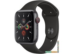Умные часы Apple Watch Series 5 LTE 44 мм (алюминий серый космос/черный)