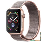 Умные часы Apple Watch Series 4 40 мм (алюминий золотистый/нейлон розовый песок)