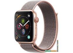 Умные часы Apple Watch Series 4 LTE 44 мм (алюминий золотистый/нейлон розовый)