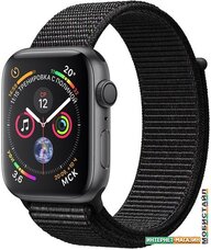Умные часы Apple Watch Series 4 44 мм (алюминий серый космос/нейлон черный)