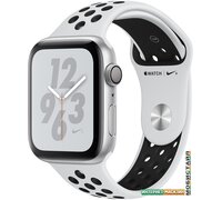 Умные часы Apple Watch Nike+ 44 мм (алюминий серебристый/чистая платина, черный)