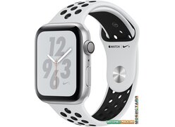 Умные часы Apple Watch Nike+ 44 мм (алюминий серебристый/чистая платина, черный)