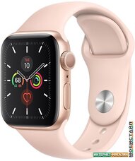 Умные часы Apple Watch Series 5 40 мм (алюминий золотистый/розовый песок)