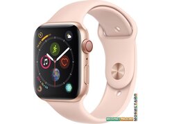 Умные часы Apple Watch Series 4 LTE 44 мм (алюминий золотистый/розовый песок)