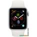Умные часы Apple Watch Series 4 40 мм (алюминий серебристый/белый)
