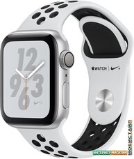 Умные часы Apple Watch Nike+ 40 мм (алюминий серебристый/чистая платина, черный)