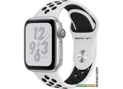 Умные часы Apple Watch Nike+ 40 мм (алюминий серебристый/чистая платина, черный)