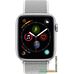Умные часы Apple Watch Series 4 LTE 44 мм (алюминий серебристый/белая ракушка)
