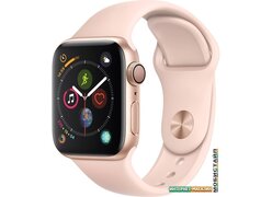 Умные часы Apple Watch Series 4 40 мм (алюминий золотистый/розовый песок)