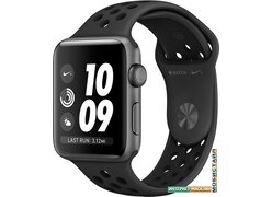 Умные часы Apple Watch Nike+ 42 мм (серый космос/антрацитовый, черный)