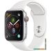 Умные часы Apple Watch Series 4 LTE 44 мм (алюминий серебристый/белый)