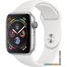 Умные часы Apple Watch Series 4 44 мм (алюминий серебристый/белый)