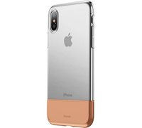 Baseus Half to Half Case For iPhone XR золотой