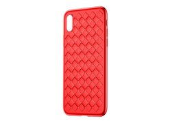 Baseus BV Weaving Case for iPhone X красный