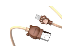 Кабель Baseus Lightning Bear Cable 1m коричневый