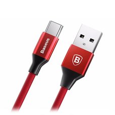 Кабель Baseus Yiven Cable For Type-c 3A 1.2M красный