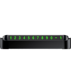 Автовизитка Baseus Tock Temporary Parking Number Card черный