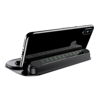 Парковочная карта с держателем для телефона Baseus Horizon Silicone Parking Number Card Bracket черный