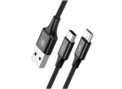 Кабель Baseus Rapid Series 2-in-1 Cable Micro+Type-C 3A 1.2M