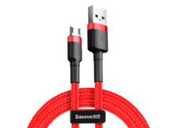 Кабель Baseus cafule Cable USB For Type-C 2A 2M красный