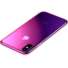 Baseus Glow для Apple iPhone XS Max Gradient розовый