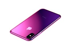 Baseus Glow для Apple iPhone XS Max Gradient розовый