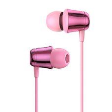 Наушники Baseus Encok Wired Earphone H13 розовый