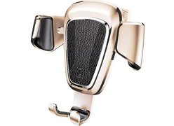 Автомобильный держатель Baseus Car Holder Gravity Metal золотой