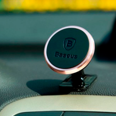 Магнитный держатель Baseus 360 Rotation Magnetic Mount Holder розовый