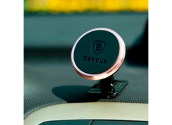 Магнитный держатель Baseus 360 Rotation Magnetic Mount Holder розовый