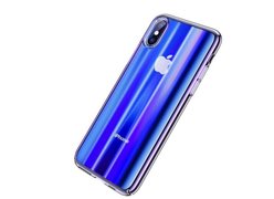 Baseus Aurora Case для iPhone X синий
