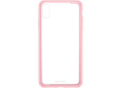 Чехол Baseus See-through Glass для iPhone XS Max розовый