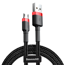 Кабель Baseus cafule Cable USB For Type-C 3A 1M черно-красный