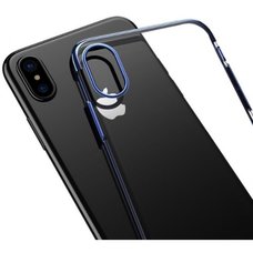 Baseus Glitter Case для iPhone X синий