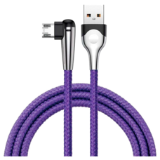 Кабель Baseus MVP Mobile game USB-microUSB 1м фиолетовый