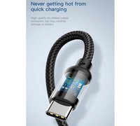 Кабель Baseus U-shaped USB-A to USB-C/Lightning черный