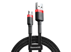 Кабель Baseus cafule Cable USB For Type-C 2A 2M черно-красный