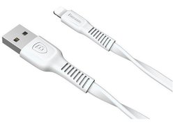 Кабель для IPhone Baseus tough lightning 2A 1M белый