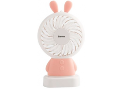 Мини-вентилятор Baseus Exquisite rabbit Fan розовый