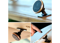 Магнитный держатель Baseus 360 Rotation Magnetic Mount Holder золотой