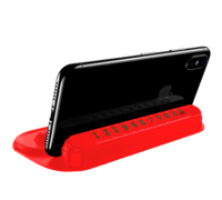 Парковочная карта с держателем для телефона Baseus Horizon Silicone Parking Number Card Bracket красный