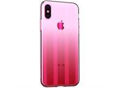Baseus Aurora Case для iPhone X розовый