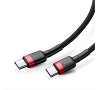 Кабель Baseus Cafule Series Type-C PD2.0 60W черно-красный