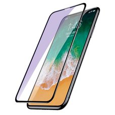 Baseus iPhone X 0.3mm Silk-screen 4D All-screen&Anti-bluelight Tempered Glass Film