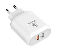 Baseus Bojure Series Dual-USB quick charge charger for EU 18W