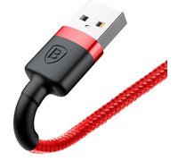 Кабель USB Baseus Kevlar Lightning Cable 2M красный