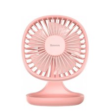 Вентилятор настольный портативный Baseus Pudding-Shaped Fan розовый