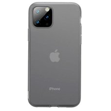 Чехол Baseus Jelly Liquid Silica Gel Protective Case For iPhone 5.8 прозрачный черный