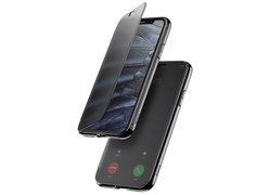Чехол-книжка для iPhone XR с сенсорной крышкой Baseus Touchable Case черный