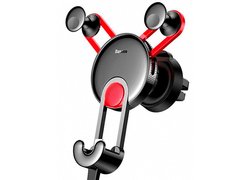 Автомобильный держатель Baseus YY Car Mount для iPhone красный